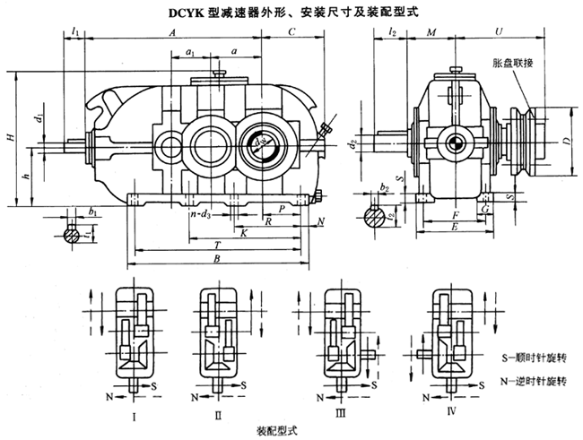 dbzk中硬齒面圓錐圓柱齒輪減速器